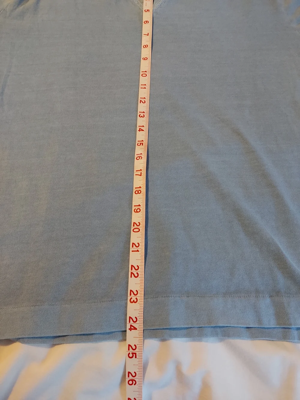 Woolrich Womens Light Blue Cotton Split Notch Neck Short Sleeve T-Shirt XL
